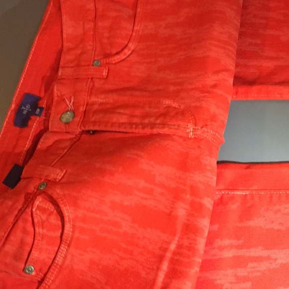 NWOT NYDJ Orange Ankle Jeans - Picture 10 of 16